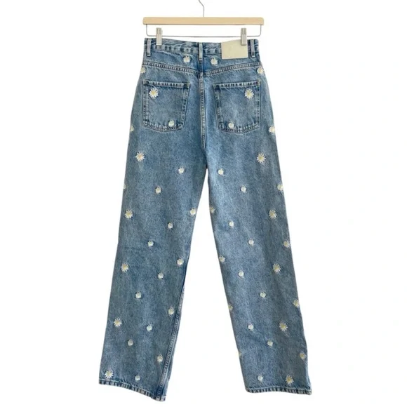 Sandro Paris Daisy Jeans Cottagecore Soft Girl Boho Embroidered EU 38 US
28 US 6 - Picture 6 of 15